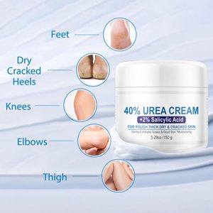 Crema per la cura del piede per i tacchi screpolati esfoliante Anti Crack Peeling pelle morta per la riparazione del piede sbiancante Urea crema per i piedi - Product Image 3