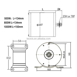 Щетка постоянного тока, высокоскоростной контроллер двигателя, комплект дроссельной заслонки, 24 В, 36 В, 48 В, 500 Вт, 800 Вт, 1000 Вт - Product Image 2