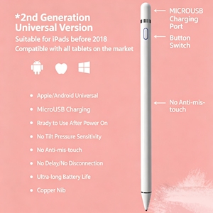 Stylet pour iPad, stylet tactile pour <span class=keywords><strong>Apple</strong></span> <span class=keywords><strong>Pencil</strong></span>, pour téléphone, iPad Pro, Samsung, Huawei, Xiaomi, tablette, mobile, iOS, Android - Product Image 2