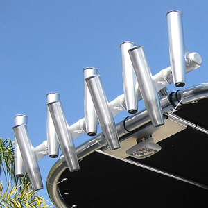 Raider RL90 Aluminium Nine Rocket Launcher 9 supports de cannes <span class=keywords><strong>à</strong></span> <span class=keywords><strong>pêche</strong></span> <span class=keywords><strong>pour</strong></span> bateau T Top Stryker - Product Image 6
