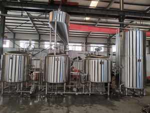 Pequeña máquina de fabricación de cerveza Micro cervecería 300L 500L 1000L 2000L <span class=keywords><strong>5000L</strong></span> PLC controlado equipo de elaboración de cerveza artesanal semiautomática - Product Image 2
