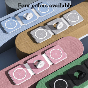 Chargeurs sans fil magnétiques 3-en-1 de meilleure qualité pour iPhone écouteurs de montre intelligente 15W support de chargeur de charge rapide - Product Image 3