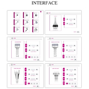 Appareil professionnel 9-en-1 de remodelage corporel, amincissement et raffermissement de la peau, avec poignée vibrante à thérapie magnétique pour le visage/tête, prise AU/US - Product Image 5
