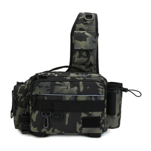 Bolsa para señuelos de gran capacidad, riñonera multifuncional, bolsa para cañas de pescar, mochila táctica, bolso bandolera, bolsa para aparejos de pesca, caña de pescar - Product Image 5