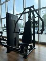 Machine de musculation commerciale à pression pectorale assise avec sélecteur de poids pour salle de sport