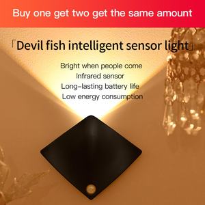 Nueva Luz Inteligente Multifuncional con Sensor de Movimiento del Cuerpo Humano, Luz LED con Sensor de Movimiento en Forma de Rayos del Diablo - Product Image 2