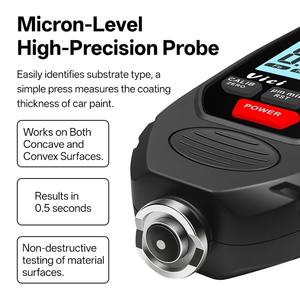 VICIMETER VC998A Misuratore Digitale Portatile di Spessore Pellicole ad Alta Precisione con Calibrazione Multipunto a Zero - Product Image 3