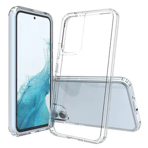 Прозрачный чехол для Samsung Galaxy S23 Ultra S22 Plus A34 A54 A14 A53, жесткий полупрозрачный чехол для телефона Samsung Galaxy A34