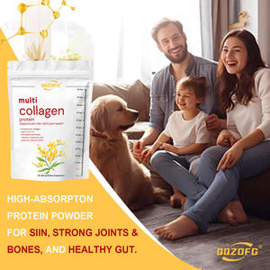 Venda quente Complexo Multi Colágeno Proteína Suplementos Hidrolisado Colágeno Em Pó Com Vitamina C Ácido Hialurônico para Pele Saudável - Product Image 5