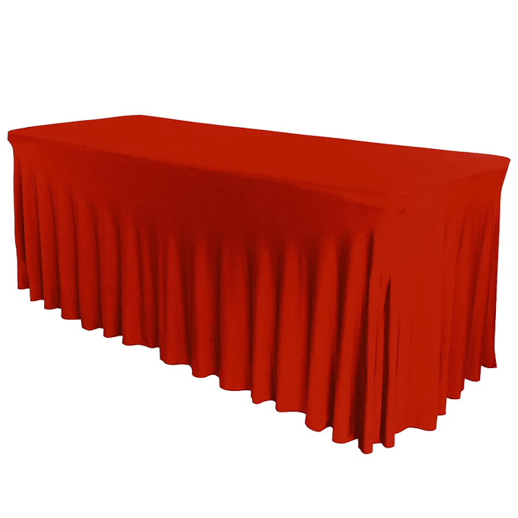 New Custom Fashion Rectangular TableCloth Red