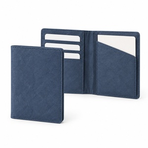 ปกหนังสือเดินทางแบบบาง Tyvek พร้อมช่องใส่บัตร 2 ช่อง ไม่มีซิป แบบพับได้ พิมพ์โลโก้ตามสั่ง ของขวัญสำหรับการเดินทาง ขายส่ง - Product Image 1