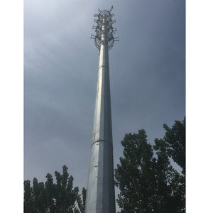 Torre monopolar de acero galvanizado en caliente para telecomunicaciones de teléfono móvil de 5-80m, marca Tengyang, certificado ISO9001, 35 años de vida útil - Product Image 1