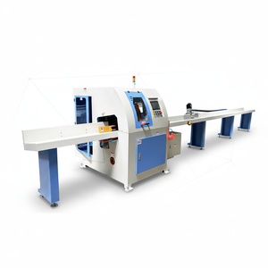 Notre <span class=keywords><strong>scie</strong></span> à onglets à commande numérique prend en charge les coupes obliques, droites <span class=keywords><strong>et</strong></span> transversales, idéale pour les lignes de production de palettes en bois - Product Image 1