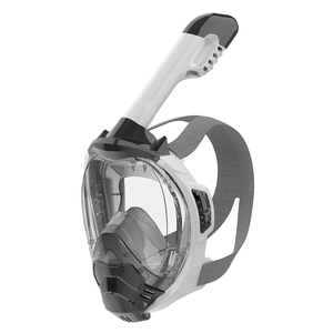 Masker Diving Full Face Terlaris 2025 Desain Pernapasan Bebas Dengan Snorkel Dry Top Masker Snorkel Full Face - Product Image 5