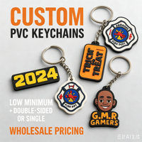 Porte-clés personnalisé en PVC souple 2D, motif dessin animé mignon, personnage d'anime, pendentif de voiture, décoration de sac, vente en gros
