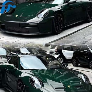 Adesivo avvolgente per <span class=keywords><strong>Auto</strong></span> per animali domestici verde scuro con pellicola in vinile per cambio colore senza bolle per interni esterni con decorazione automatica del corpo - Product Image 2