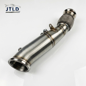 Collecteur d'échappement en acier inoxydable avec prise de température EGT 1/8 NPT compatible avec les moteurs BMW B46 2.0T F22 F30 G20 G30 230i 330i 430i 530i 2016+ - Product Image 3