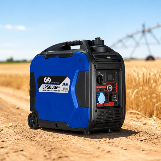 Silent Inverter Gasoline Generator LP5000IPRO 174cc Portable Pure Sine Wave 4-Stroke 50/60Hz 220V/230V Home Backup Camping RV
