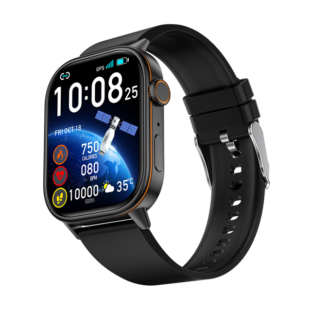 Square Smart Watch Strong Gps Bt Call IP68 Waterproof Factory Price Health Tracker Montre Connecte GPS Smartwatch