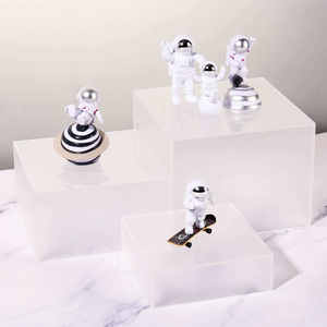 AURORA White <b>Acrylic</b> Buffet Food <b>Display</b> Risers Cubes Wedding Party <b>Stand</b> Customizable Design Easy Installation Factory Price - Product Image 2