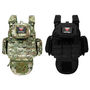 Chaleco Táctico Multifuncional de Cuerpo Completo con Camuflaje, Portaplacas, Liberación Rápida, Chaleco Táctico de Seguridad, Chaleco Táctico Desmontable - Product Image 6