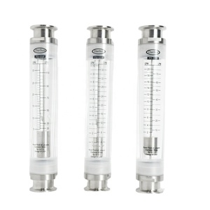Gemakkelijk Af Te Lezen Verticale Pijplijn Acryl Flowmeter Voor Ro-Systeem 8lpm 5gpm 10gpm - Product Image 1