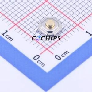 TS-1187-020E Tactile Switch SMD,5.2x5.2mm Switch Single Pole Single Throw Round Button 2.6N Vertical Mount - Product Image 1