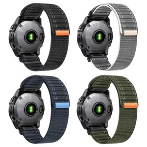 Bracelet de montre en nylon QuickFit 22 mm 26 mm pour Garmin Fenix 8 E 7 7X 6 6X Pro 5X, bracelet de montre Enduro 3 Epix 2 Pro <span class=keywords><strong>Forerunner</strong></span> <span class=keywords><strong>955</strong></span> 965 970 - Product Image 2