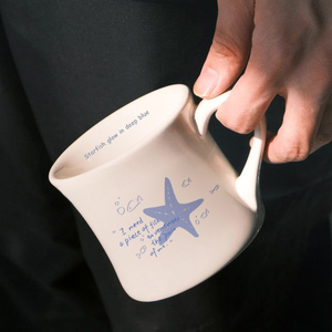 Mug à café en céramique personnalisé, mug rétro en céramique de style diner avec logo - Product Image 1