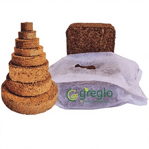 Cubos y Discos de Coco, Pellets de Fibra de Coco de Alta Retención de Agua para el Crecimiento de Plántulas, Cultivo Hidropónico y Cultivo en Viveros - Product Image 2