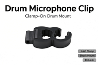 Support de microphone C-4099 à clipser pour guitare, basse, violoncelle, violon, piano, batterie et performances au piano