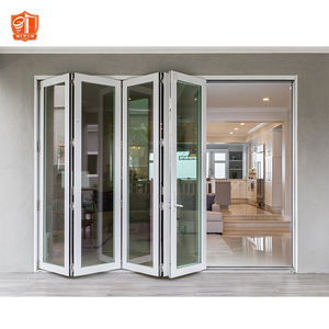 Porta pieghevole in alluminio grande vetro Bi Fold sistema di porta per Villa terrazza ingresso - Product Image 5