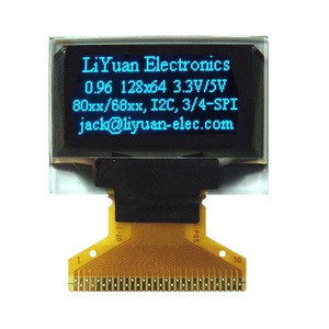 Oled layar tampilan Lcd Oled kecil mikro, 0.96 inci 128x64 128*64 SSD1306 SPI I2C 096 Oled Ssd1306 - Product Image 1