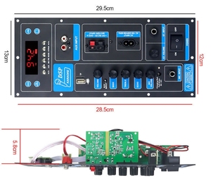 Scheda Amplificatore DSP BT ad Alta Potenza T28 per Altoparlanti Trolley da 8-18 Pollici, Modulo Amplificatore Audio per Esterni 60W <span class=keywords><strong>Mono</strong></span> <span class=keywords><strong>Stereo</strong></span> - Product Image 5