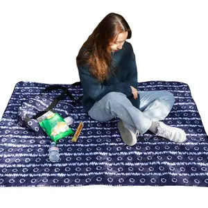 Odm Gerecycled Picknick Deken Mat Wasbaar Waterdicht Quilten 3 Lagen Oxford Picknick Deken Luxe Custom Picknick Tapijt Buiten