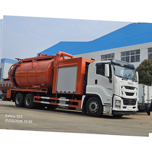 Vacuum Excavation Truck Sewer Combined High Pressure Cleaning Sewage Suction Trucks Jetting Dry/wet Vacuum Truck - Product Image 1