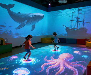 Sistema de Proyección Holográfica Inmersiva Comercial para Niños con Juegos Interactivos para Centros Comerciales y Parques de Diversiones - Product Image 6