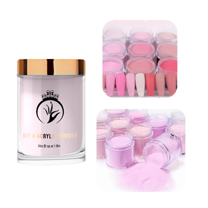 Poudre acrylique de couleur <span class=keywords><strong>rose</strong></span> nude claire avec paquet de bouteille poudre d'immersion d'affect <span class=keywords><strong>mat</strong></span> pour la beauté des ongles - Product Image 2