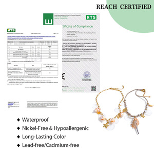 Collier pendentif étoile de mer en acier inoxydable plaqué or style océan Mchic 3494, collier en résine <span class=keywords><strong>corail</strong></span> et perles baroques, bijoux - Product Image 3