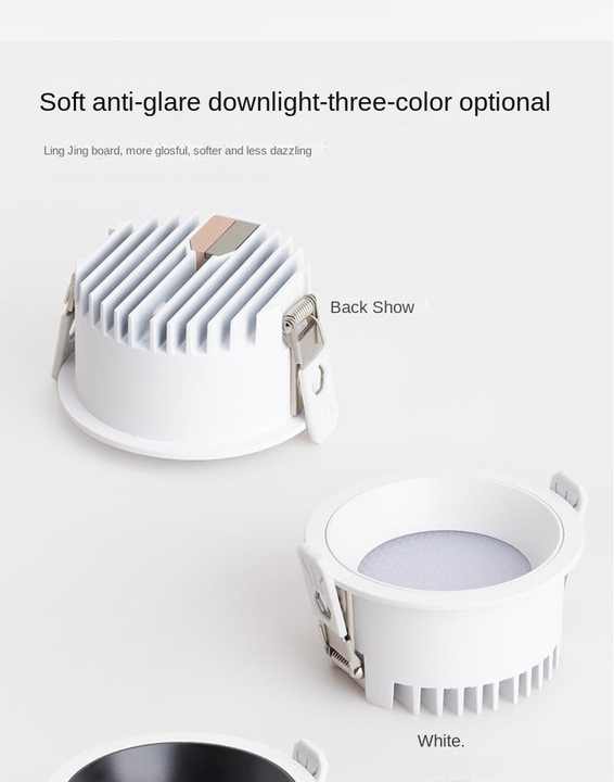 Adjustable SMD Led Downlight Wall Washer Recessed Spot Light Home Hotel 7W-30W Power Range 6500K Color IP44 Certified