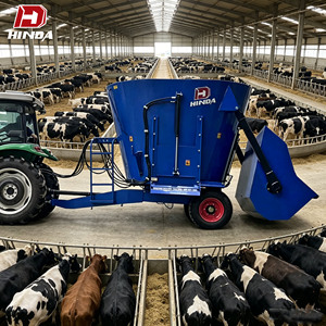 Mezcladora de Alimentos TMR Vertical para Tractor, Estándar Global Probado, para Granjas Lecheras, 7m3, Compacta, Fácil Mantenimiento y Operación, Superventas - Product Image 1