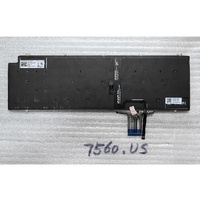Claviers d'ordinateur portable US UK pour DELL Precision 7550 7750 7560 7760 clavier interne pour ordinateur portable 7560 rétro-éclairage
