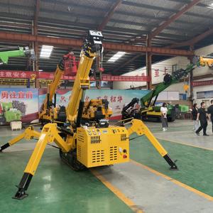 טוניטה מיני זחילה מנוף 3 טון יורו 5 ס העכביש 14 מ 'העכביש עם דלי סל גבר - Product Image 3