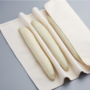 <span class=keywords><strong>Toile</strong></span> de coton naturel Couche de pâte de boulanger Pain fait maison Baguette Couche de cuisson Levain Fermentation Pain Tissu d'épreuvage - Product Image 1