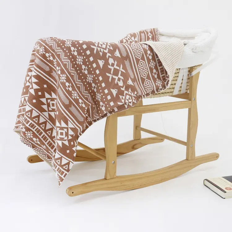 ผ้าคลุมเตียงผ้าฝ้ายไม้ไผ่ผ้าฝ้ายมัสลิน,สินค้ามาใหม่ปี2022ผ้าห่มเด็กวาฟเฟิลส่วนตัว