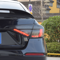 Luces Traseras LED de Escama de Dragón para Civic 11ª Gen. 2022-2026, con Señal de Giro Secuencial y Animación de Encendido, Conjunto de Lámparas Traseras