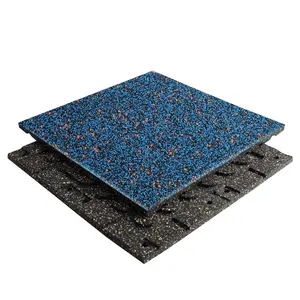 Sport Rubber Flooring Rolls Insulation Shock Absorption SBR Tiles Gym Flooring Rubber Mat Flooring Thailand