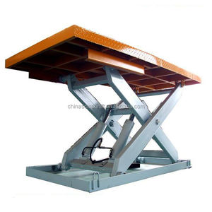 Plateforme élévatrice à ciseaux électrique fixe 1000kg 2000kg 3000kg Taille personnalisée Élévateur de marchandises hydraulique pour entrepôt - Product Image 1