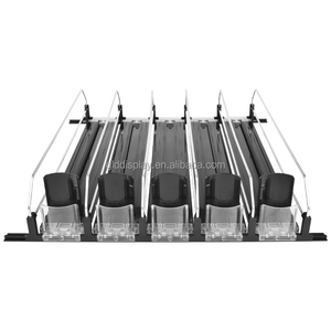 Sistema Organizzatore per Bevande da Frigorifero, Dispenser per Lattine di Soda, Organizzatore per Bottiglie Regolabile per Supermercati - Product Image 1