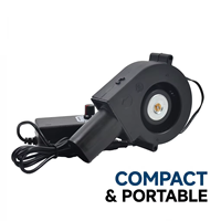 Ventilateur centrifuge 97 mm 12 V 2,94 A 9733H, pompe à air, adaptateur de vitesse, gonflable portable, canapé de camping, matelas, outil de décoration de vacances